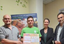 SPD Ortsverein Wieseck übergibt Spende an das Ambulante Kinder- und Jugendhospizzentrum