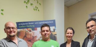 SPD Ortsverein Wieseck übergibt Spende an das Ambulante Kinder- und Jugendhospizzentrum