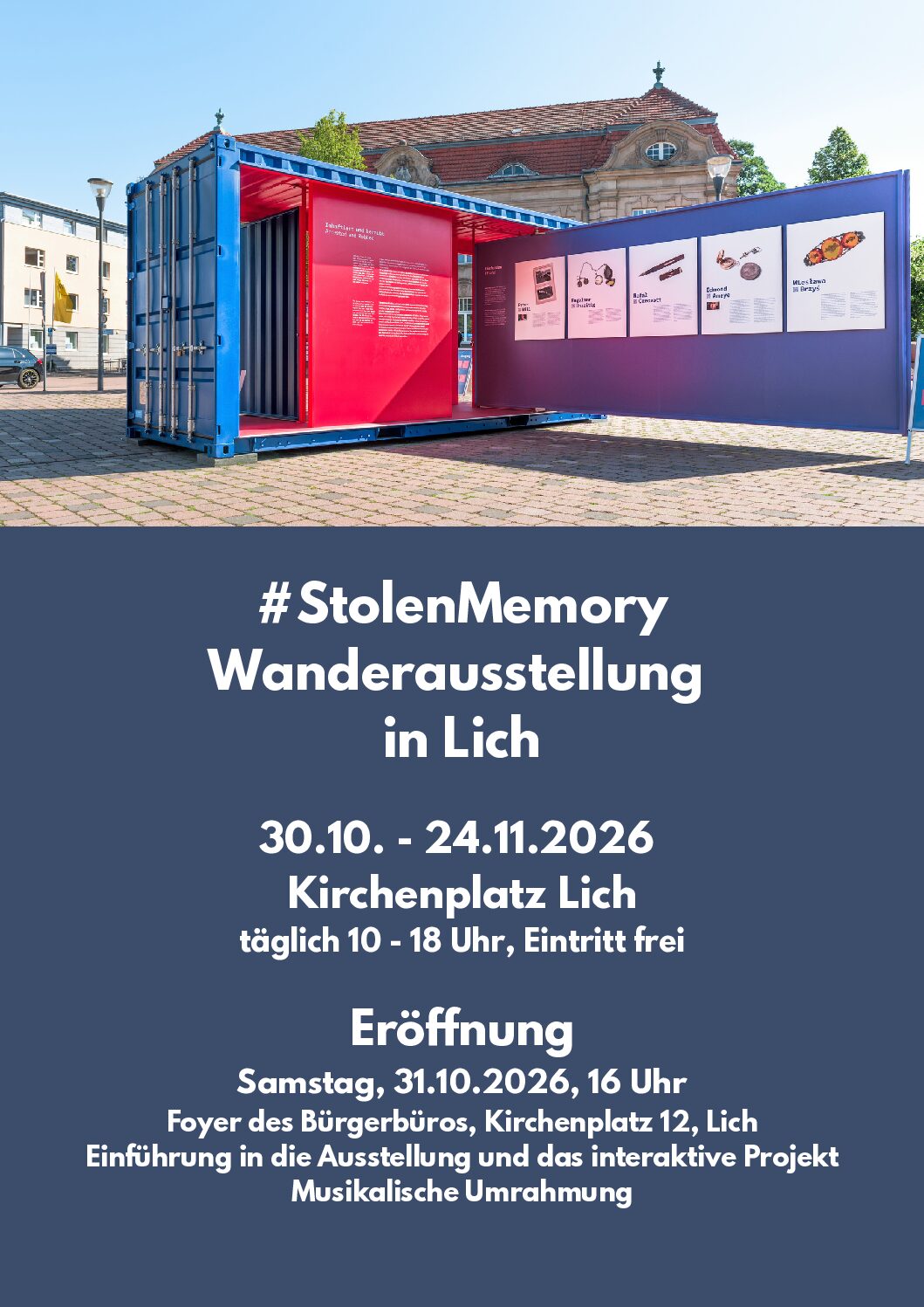 #StolenMemory: Ausstellung über persönliche Gegenstände von KZ-Häftlingen in Lich